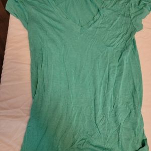 Zenana short sleeve maternity shirt size small tealish